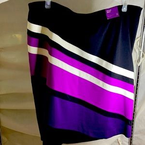 NWT Multi colored Pencil Skirt